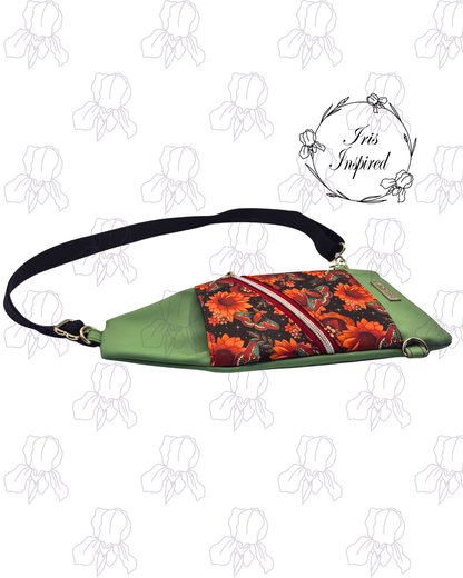 Sunflower Cottage Traveler Sling Bag