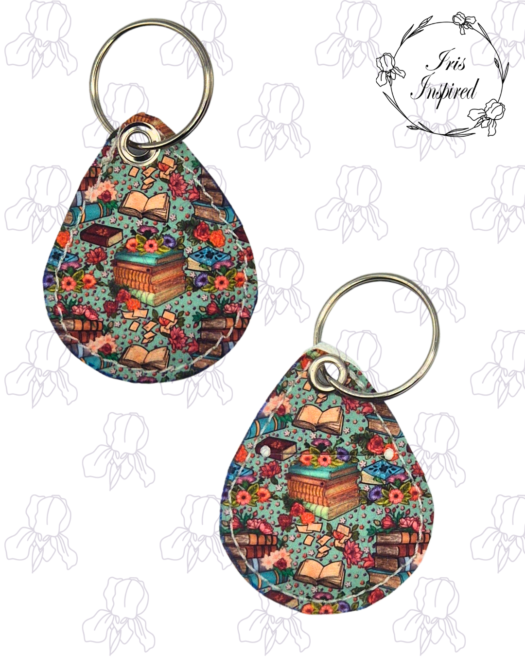 Bookish Floral Trolley Token