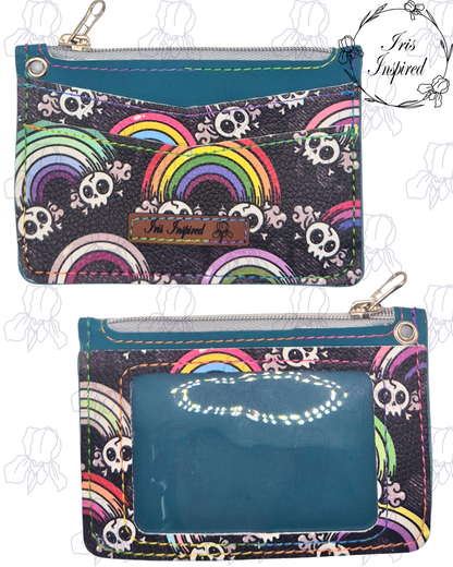 Pride Skulls Pocket Card Holder