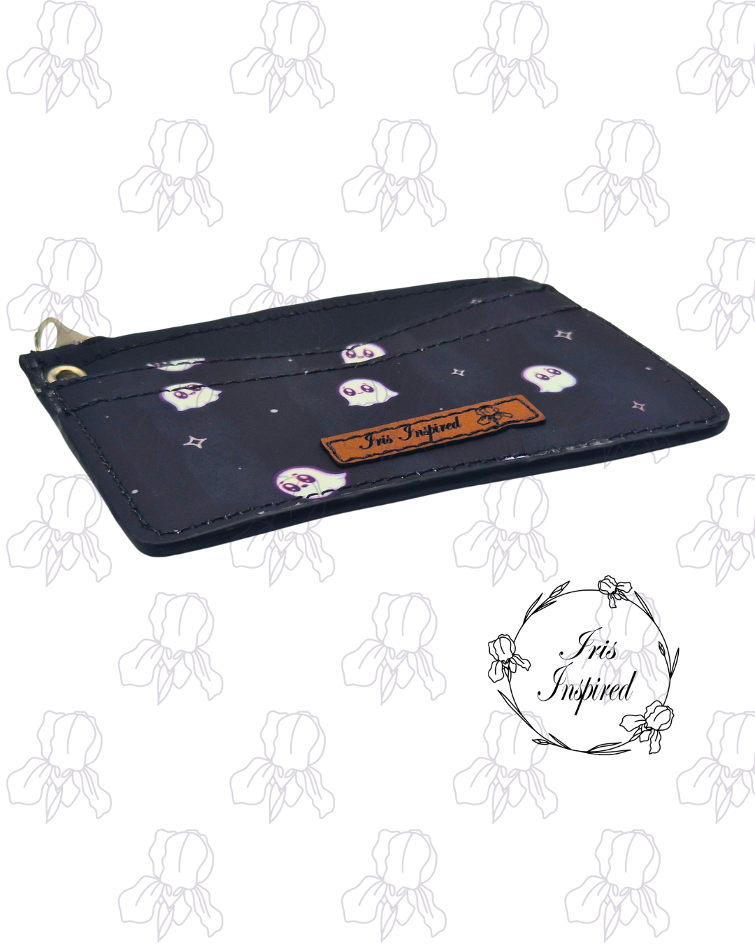 Kawaii Ghosts Pocket Card Holder