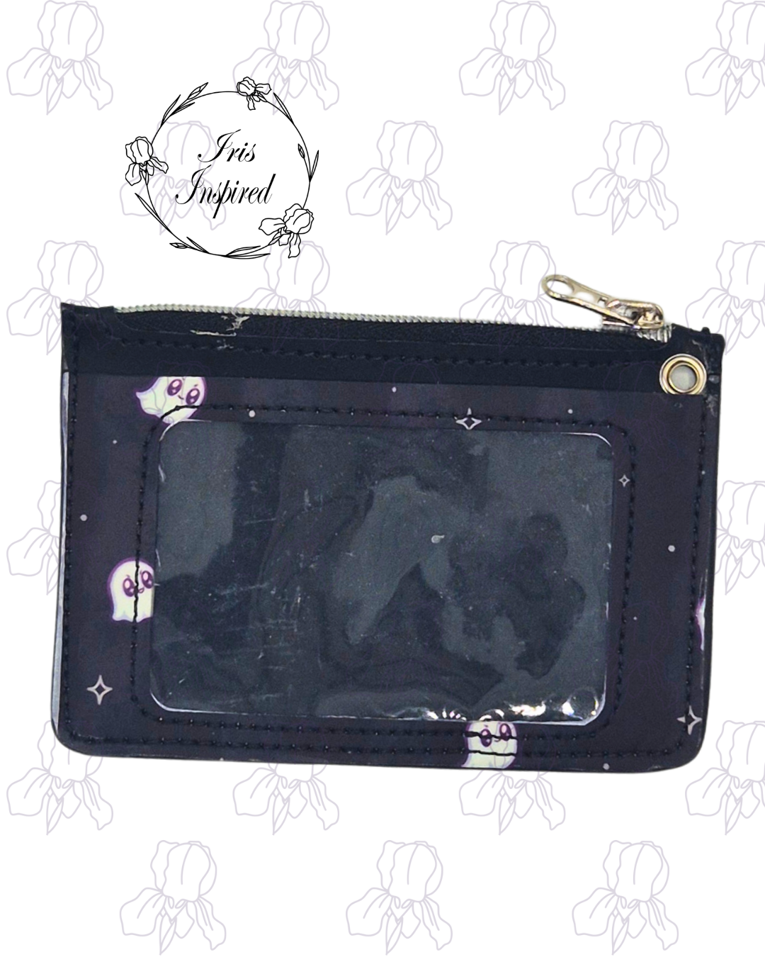 Kawaii Ghosts Pocket Card Holder