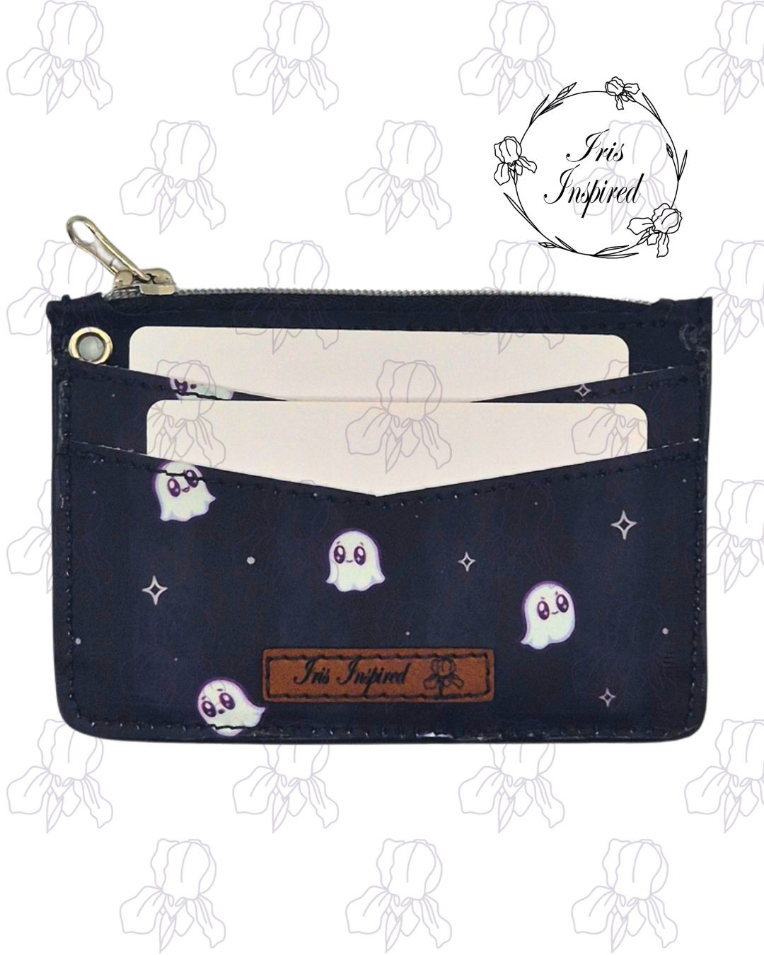 Kawaii Ghosts Pocket Card Holder