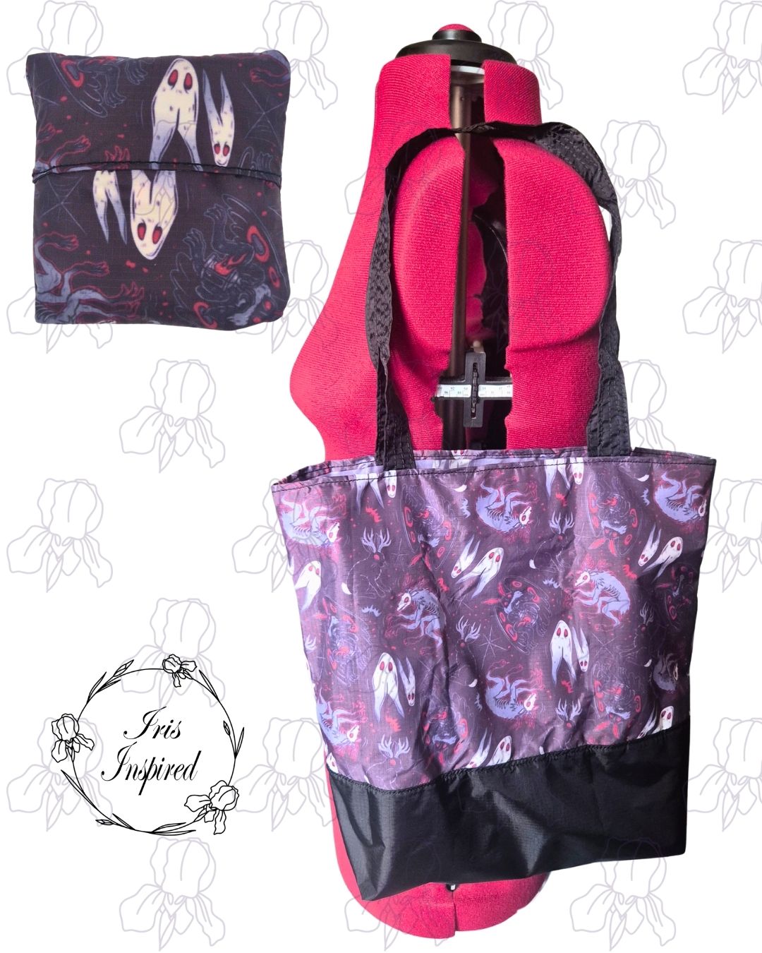 Spooky Cryptids Folding Shopping Bag