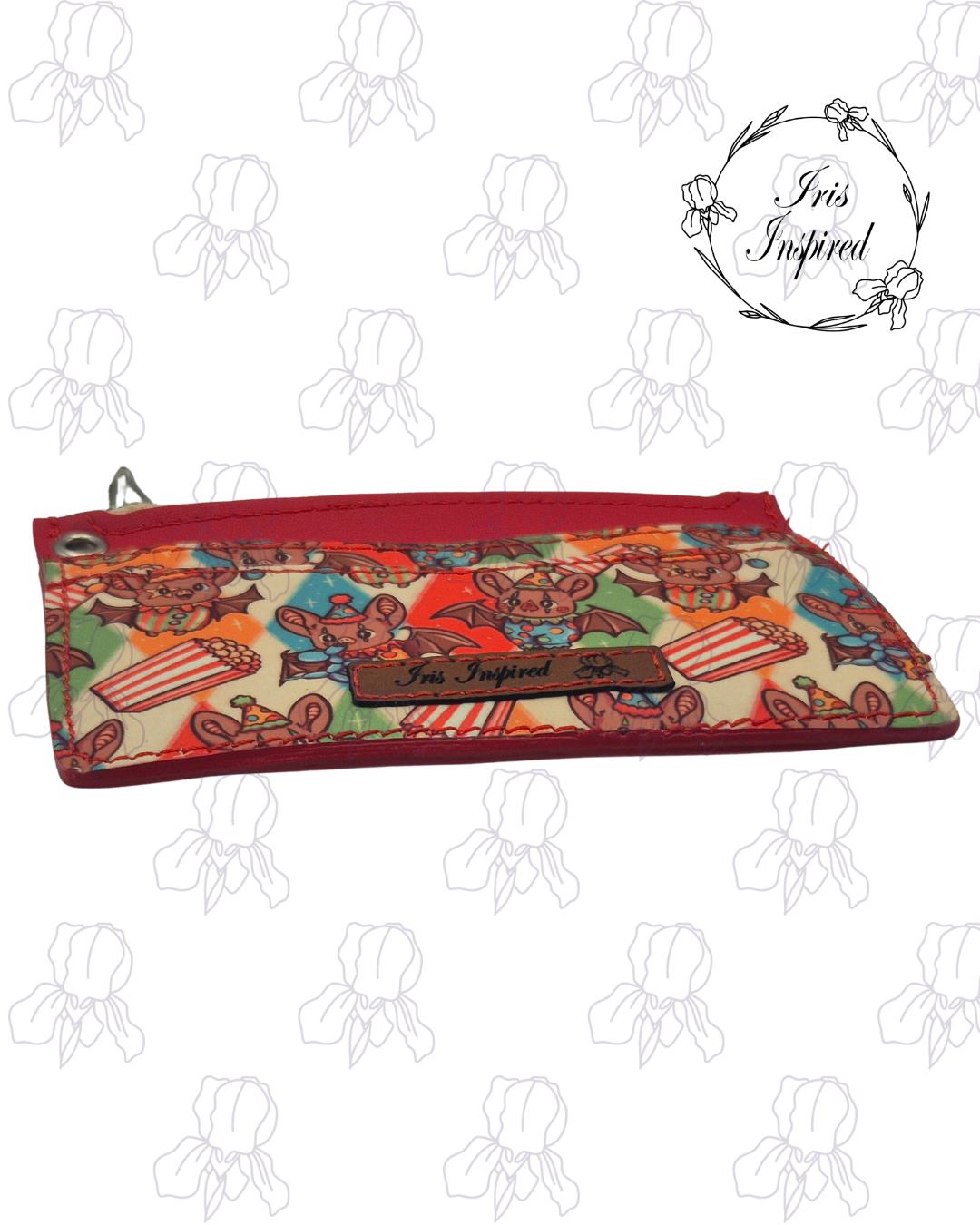 Circus Bats Pocket Card Holder
