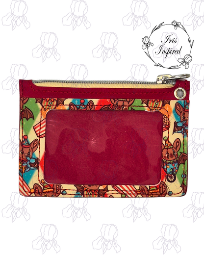 Circus Bats Pocket Card Holder