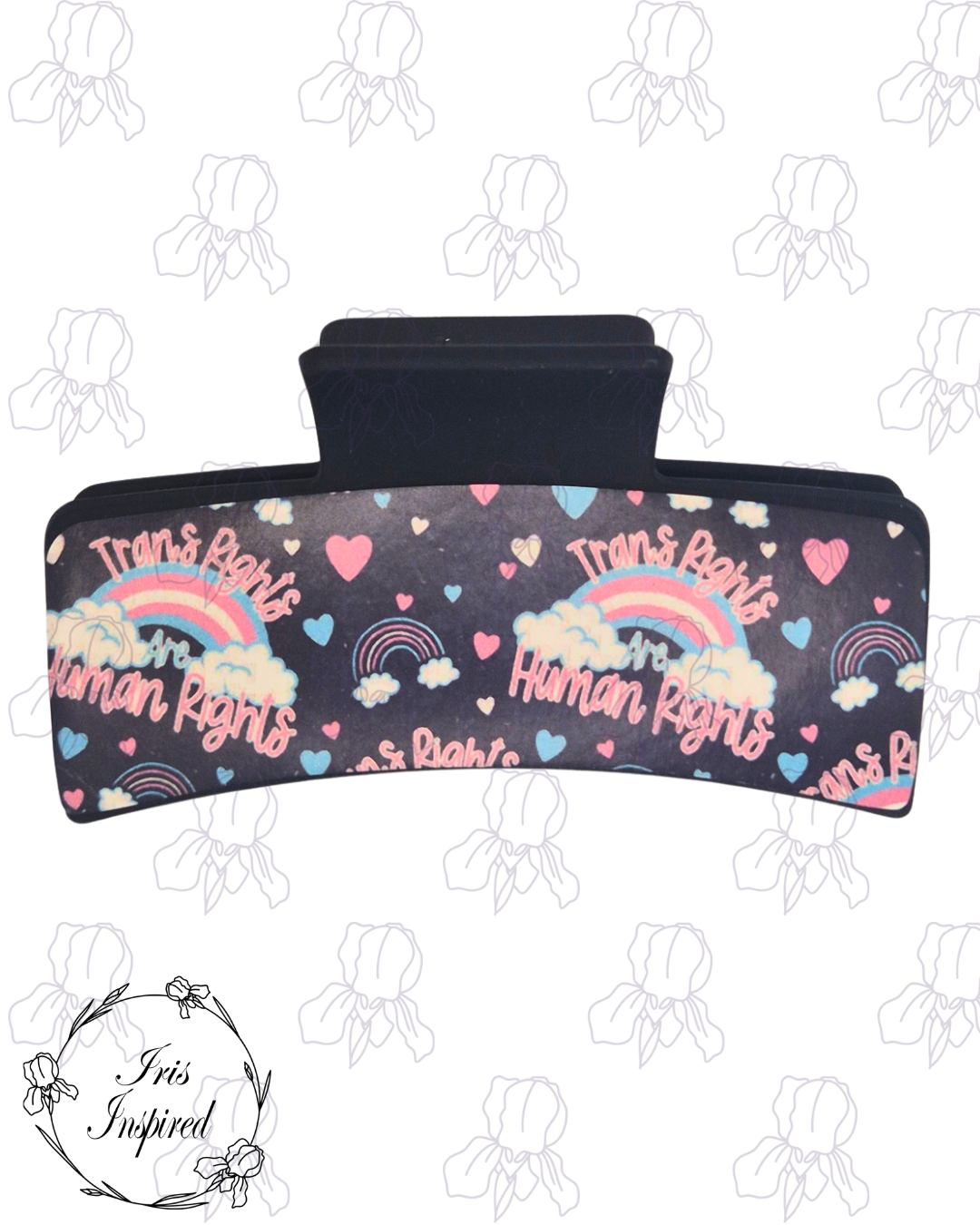 Trans Rights Claw Clip