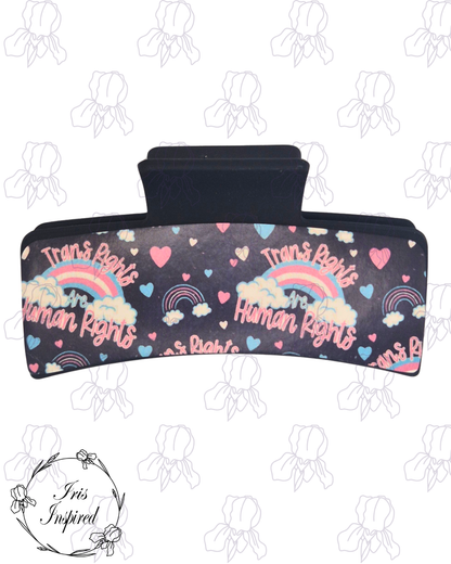 Trans Rights Claw Clip