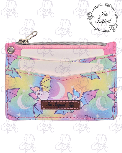 Pastel Bats Pocket Card Holder