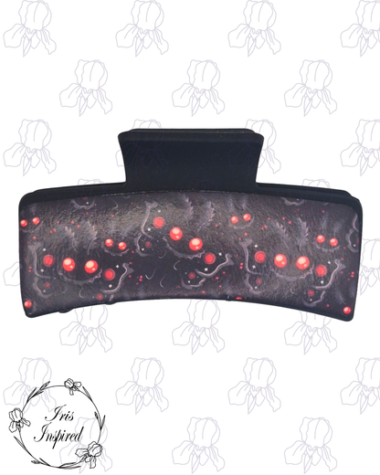 Glitter Mothman Claw Clip