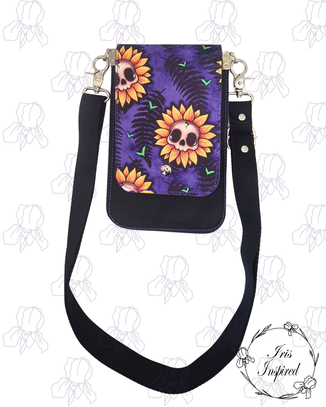 Sunny Skulls Slim Phone Bag