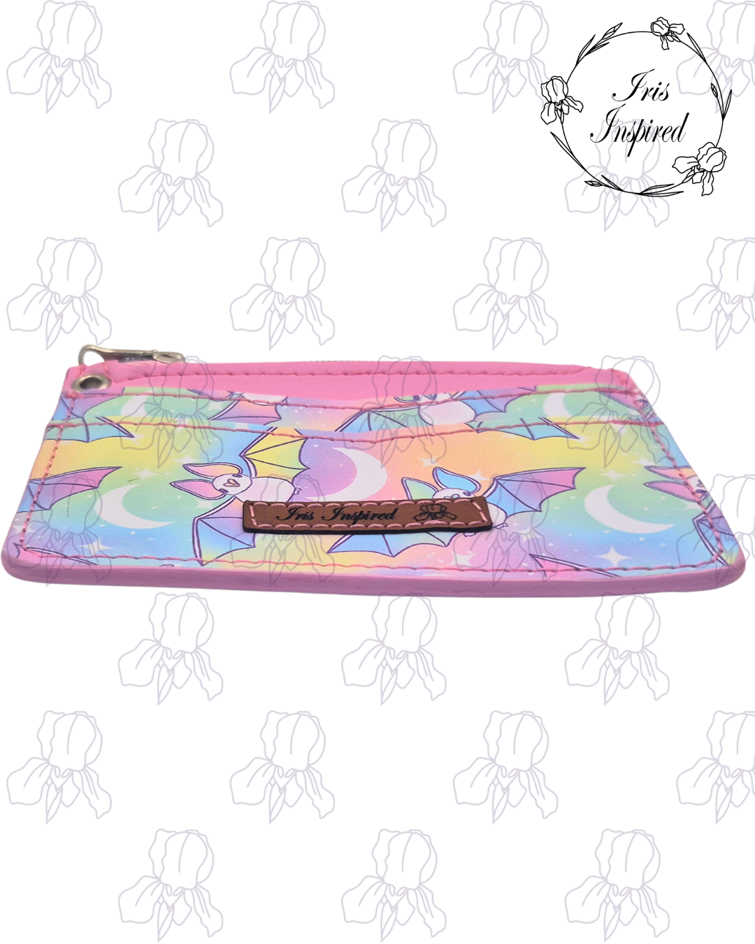Pastel Bats Pocket Card Holder