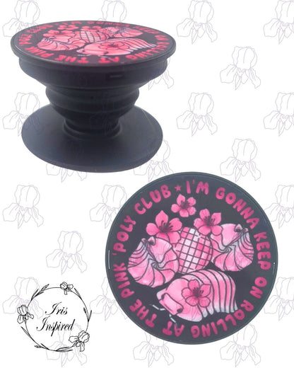 Pink Poly Club Phone Grip