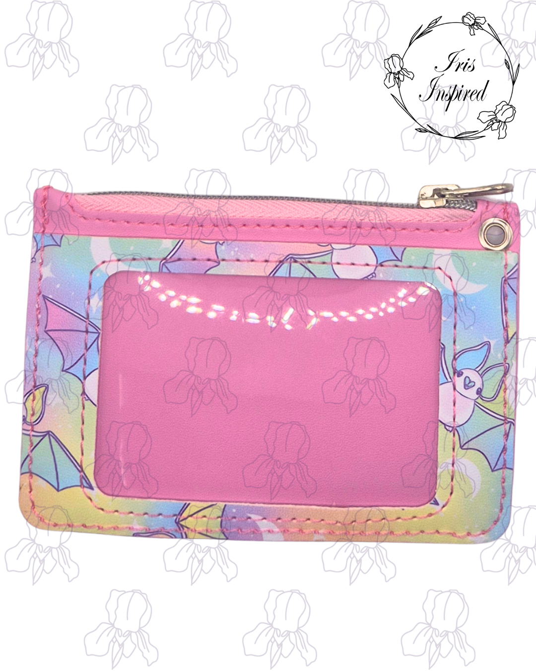 Pastel Bats Pocket Card Holder