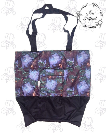 Ghost Kitties Folding Shopping Bag