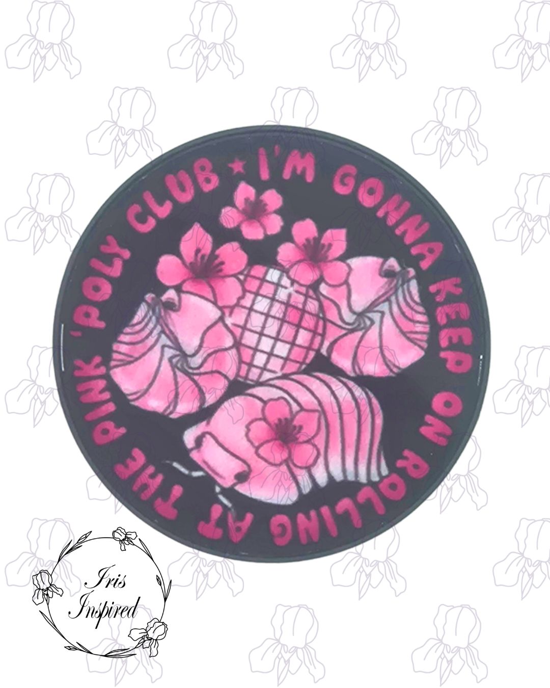 Pink Poly Club Phone Grip