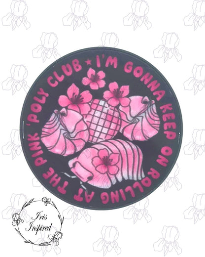Pink Poly Club Phone Grip