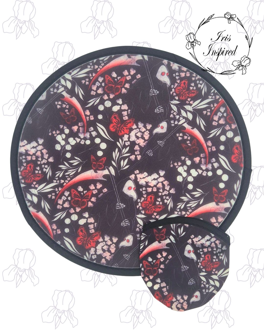 Plague Butterfly Pop Up Fan