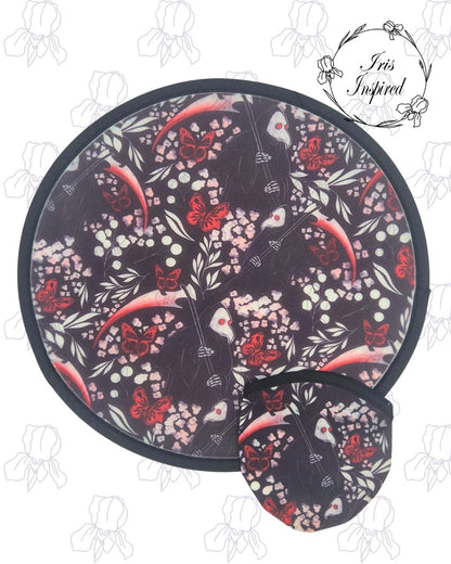 Plague Butterfly Pop Up Fan