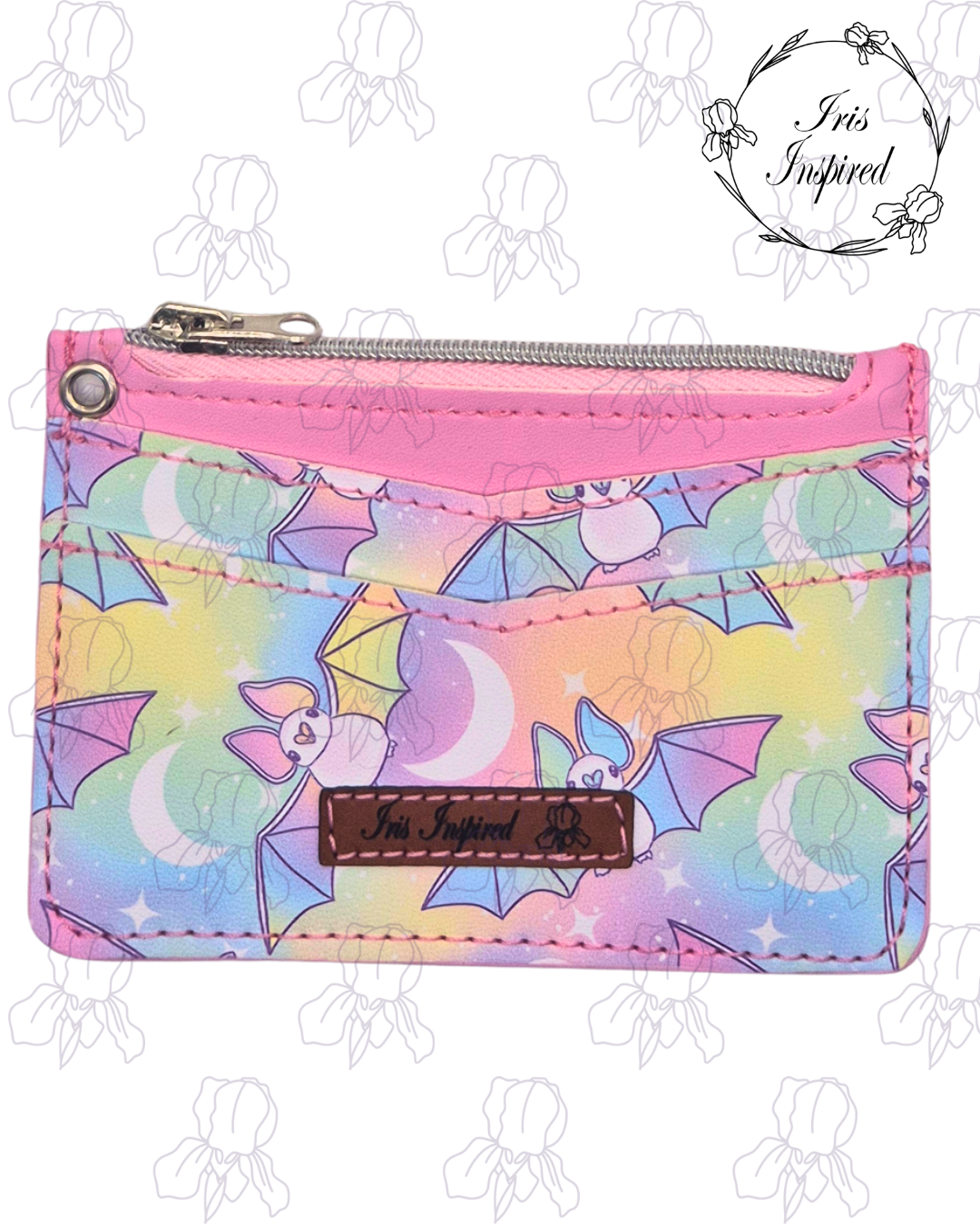 Pastel Bats Pocket Card Holder