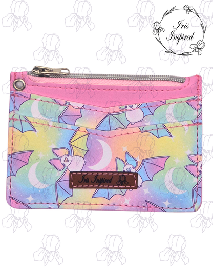Pastel Bats Pocket Card Holder
