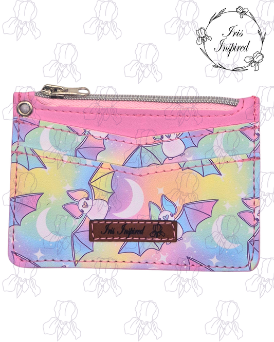 Pastel Bats Pocket Card Holder
