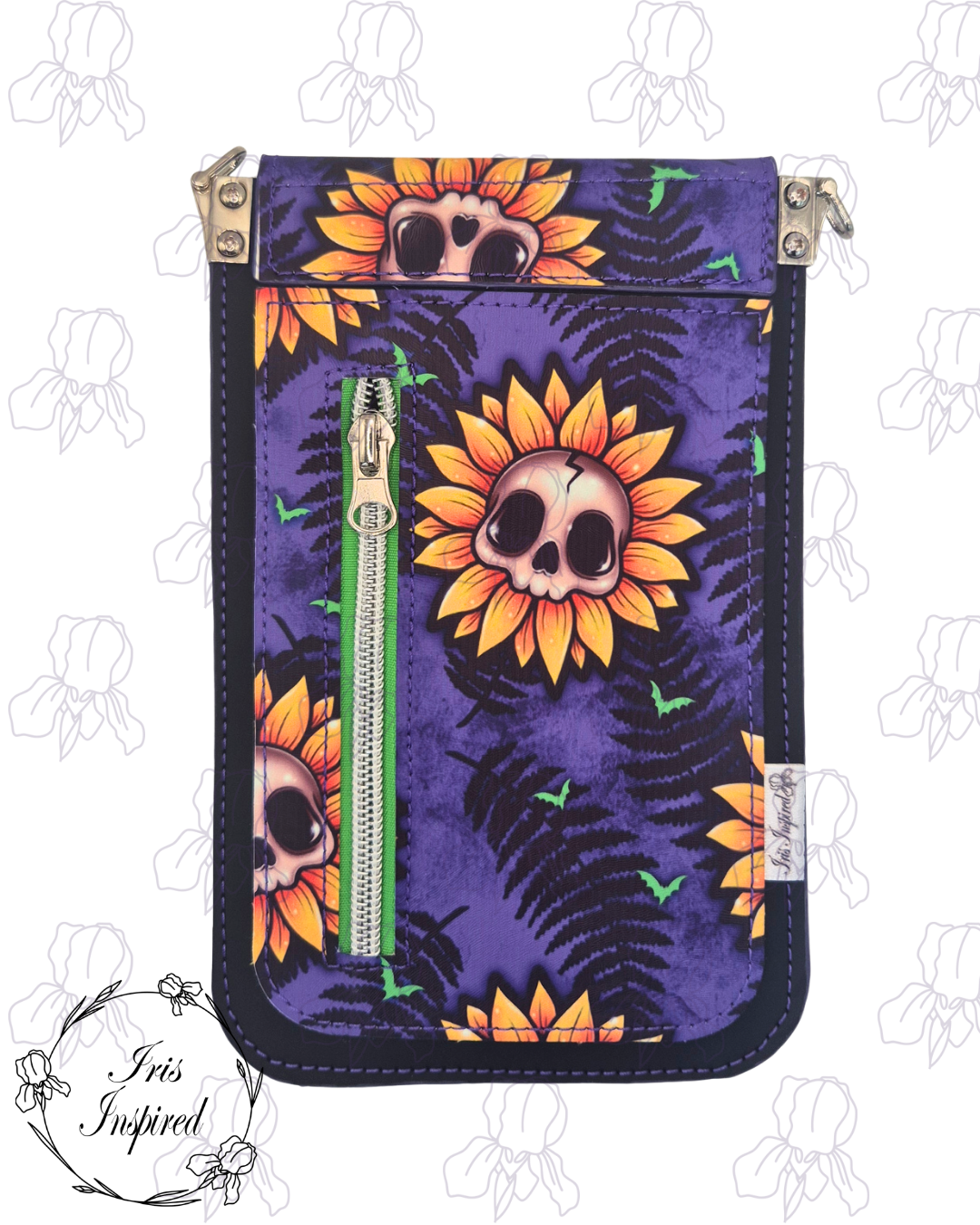 Sunny Skulls Slim Phone Bag