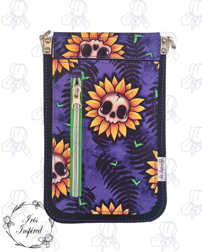 Sunny Skulls Slim Phone Bag