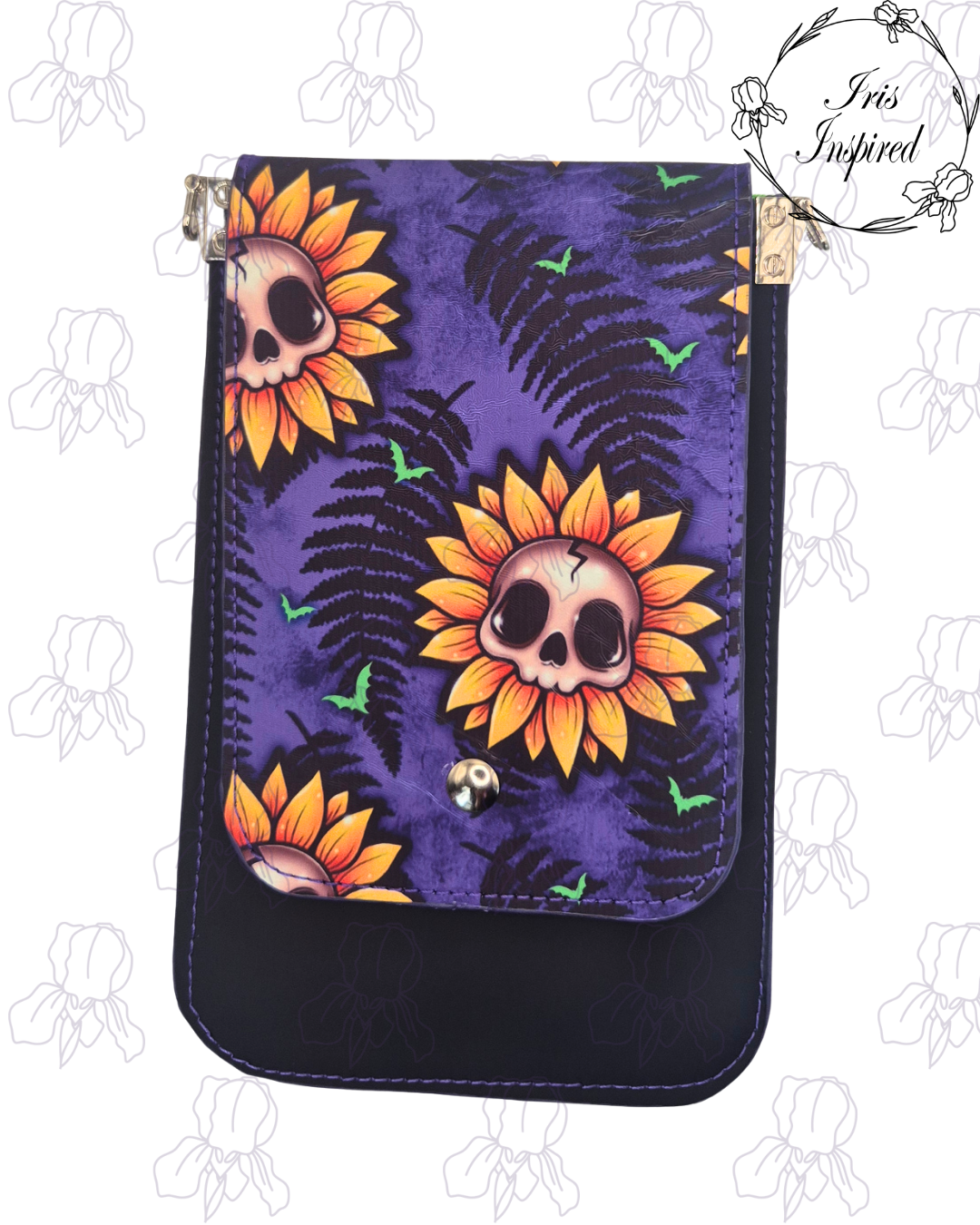 Sunny Skulls Slim Phone Bag