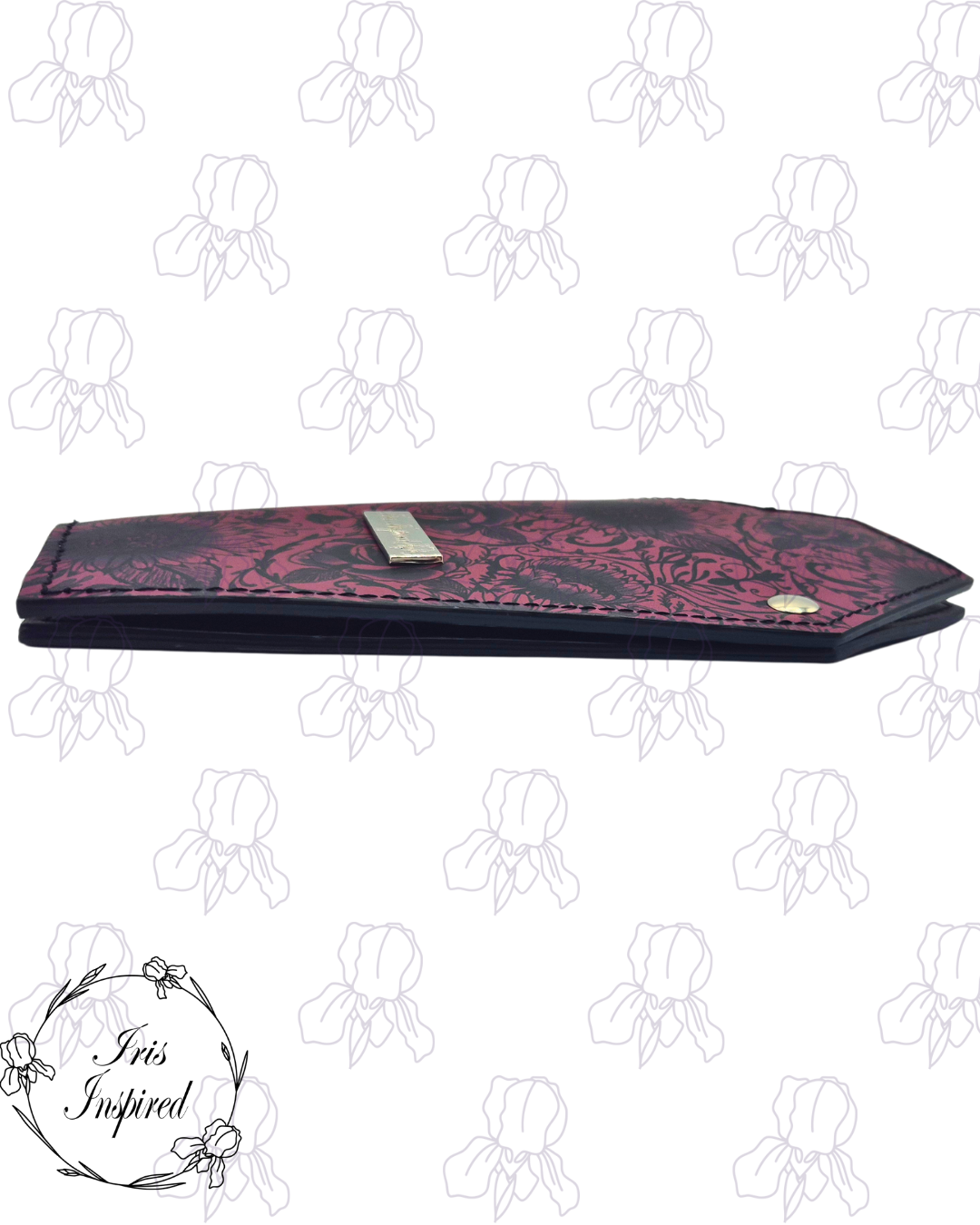 Dark Florals Large Bifold Coffin Wallet