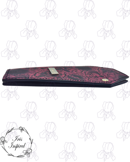 Dark Florals Large Bifold Coffin Wallet