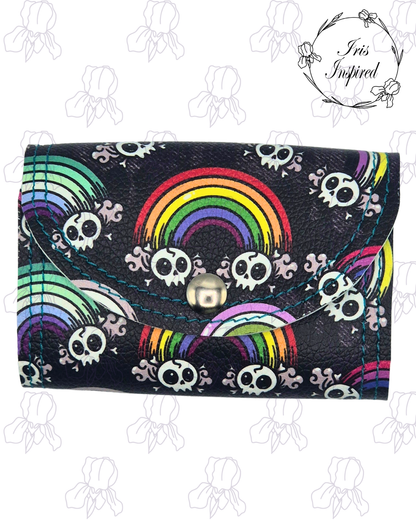 Pride Skulls Accordion Wallet