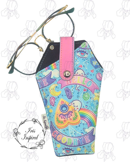 Pastel Ouija Coffin Glasses Case