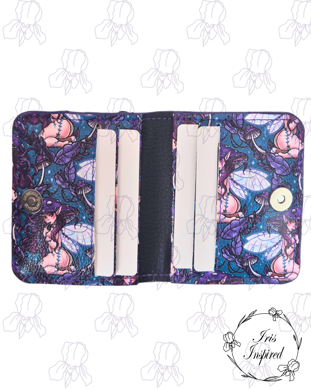 Pin Up Mushroom Fairy Bifold Wallet