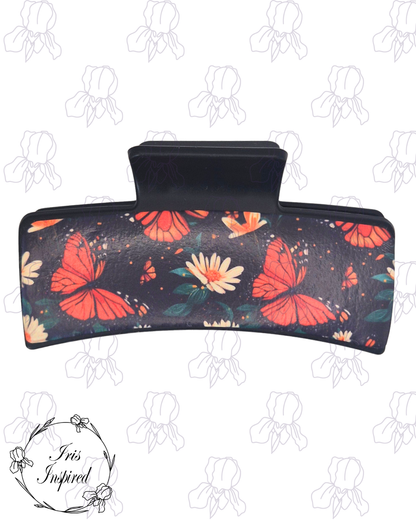 Monarch Daisy Claw Clip