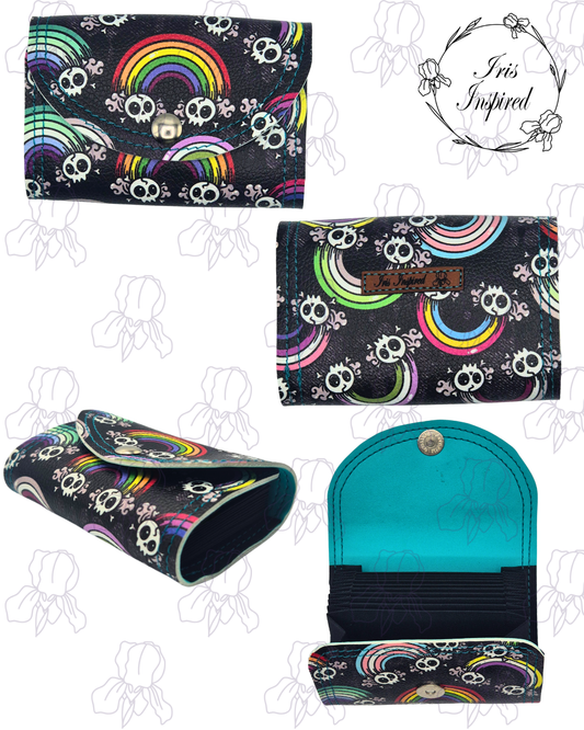 Pride Skulls Accordion Wallet