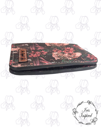 Floral Skulls Bifold Wallet