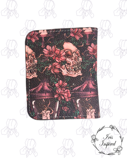 Floral Skulls Bifold Wallet