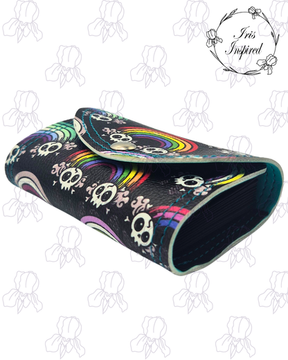 Pride Skulls Accordion Wallet