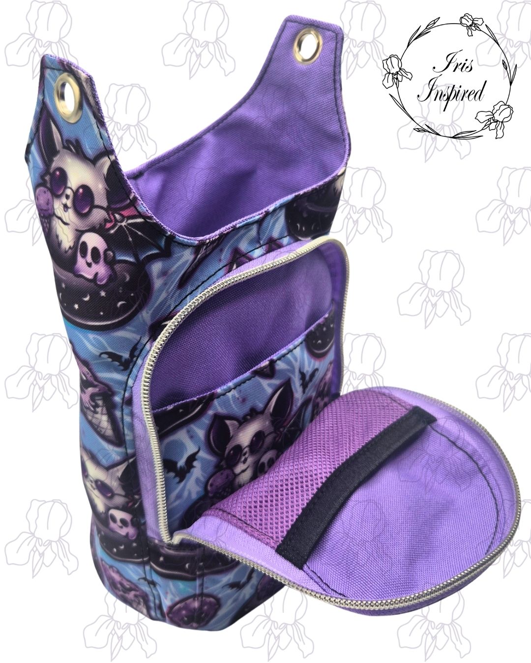 Summer Bat Water Bottle Bag