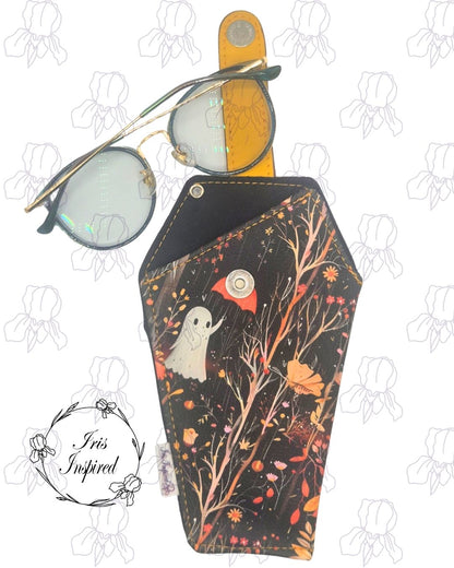 Autumn Ghost Coffin Glasses Case