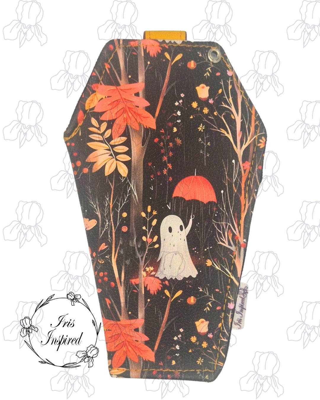 Autumn Ghost Coffin Glasses Case