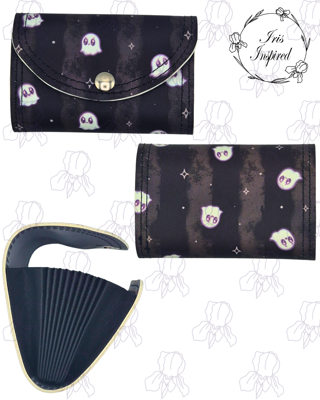 Kawii Ghosts Accordion Wallet