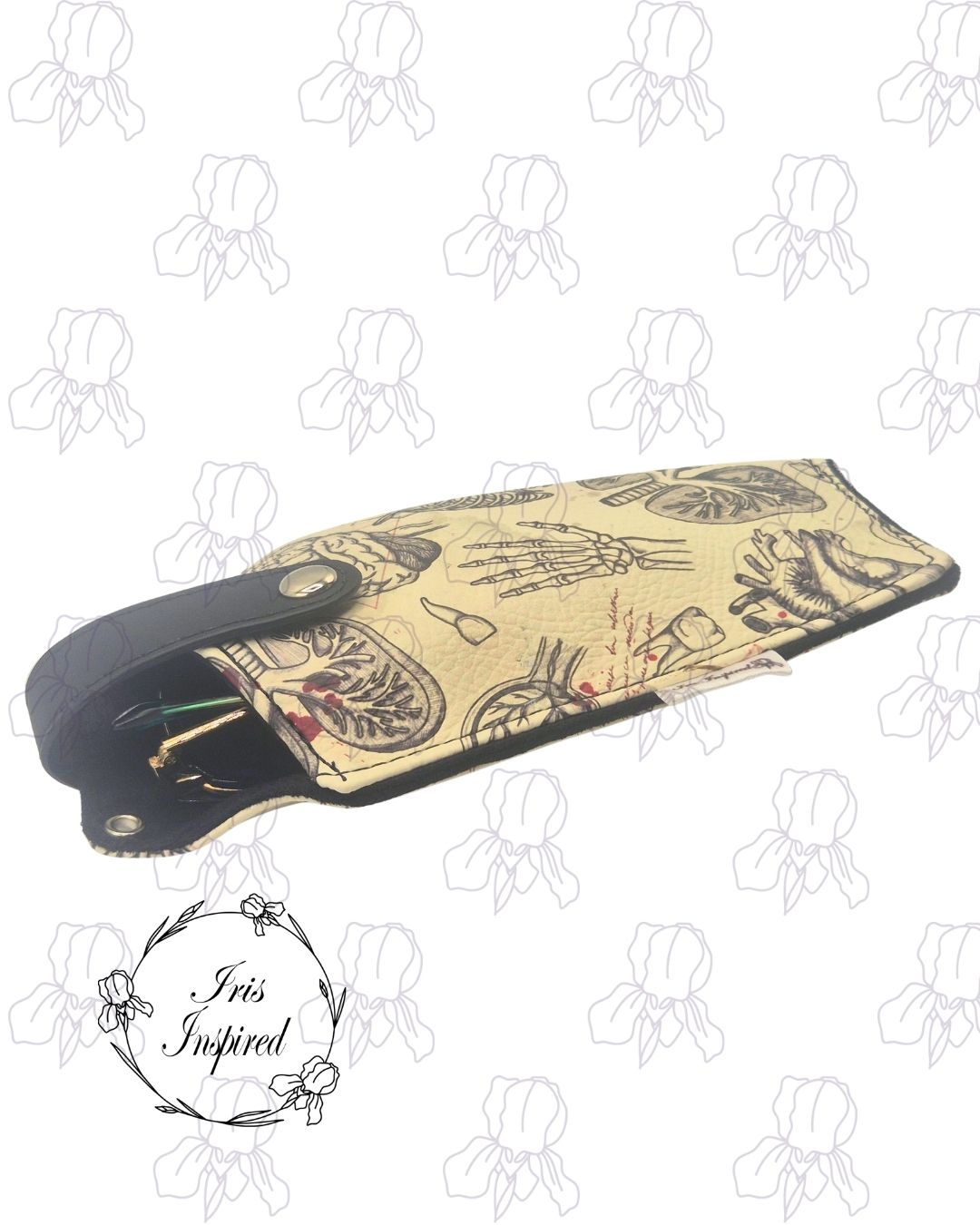Anatomy Coffin Glasses Case