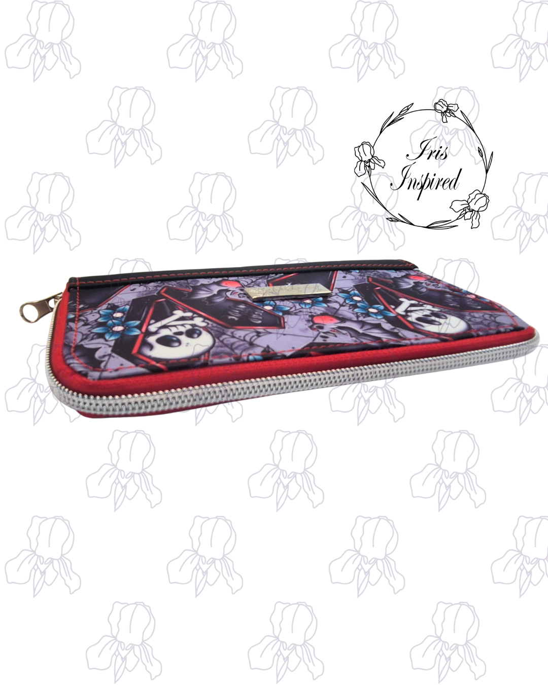 Dead Inside Zip Around Purse