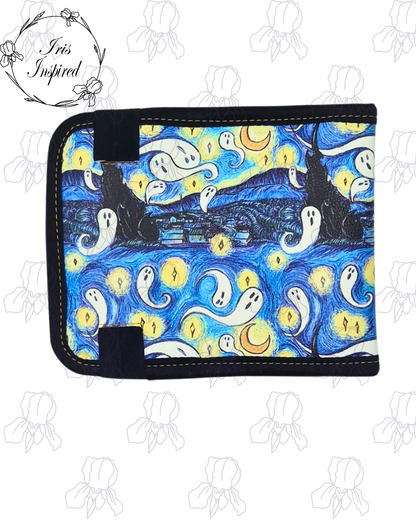 Ghostie Night Blue Badge Cover