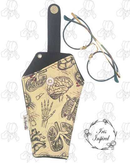 Anatomy Coffin Glasses Case