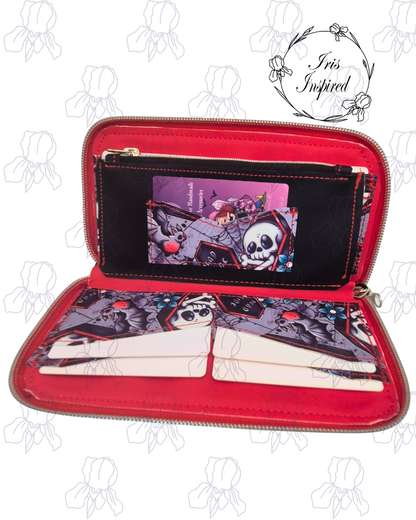 Dead Inside Zip Around Purse