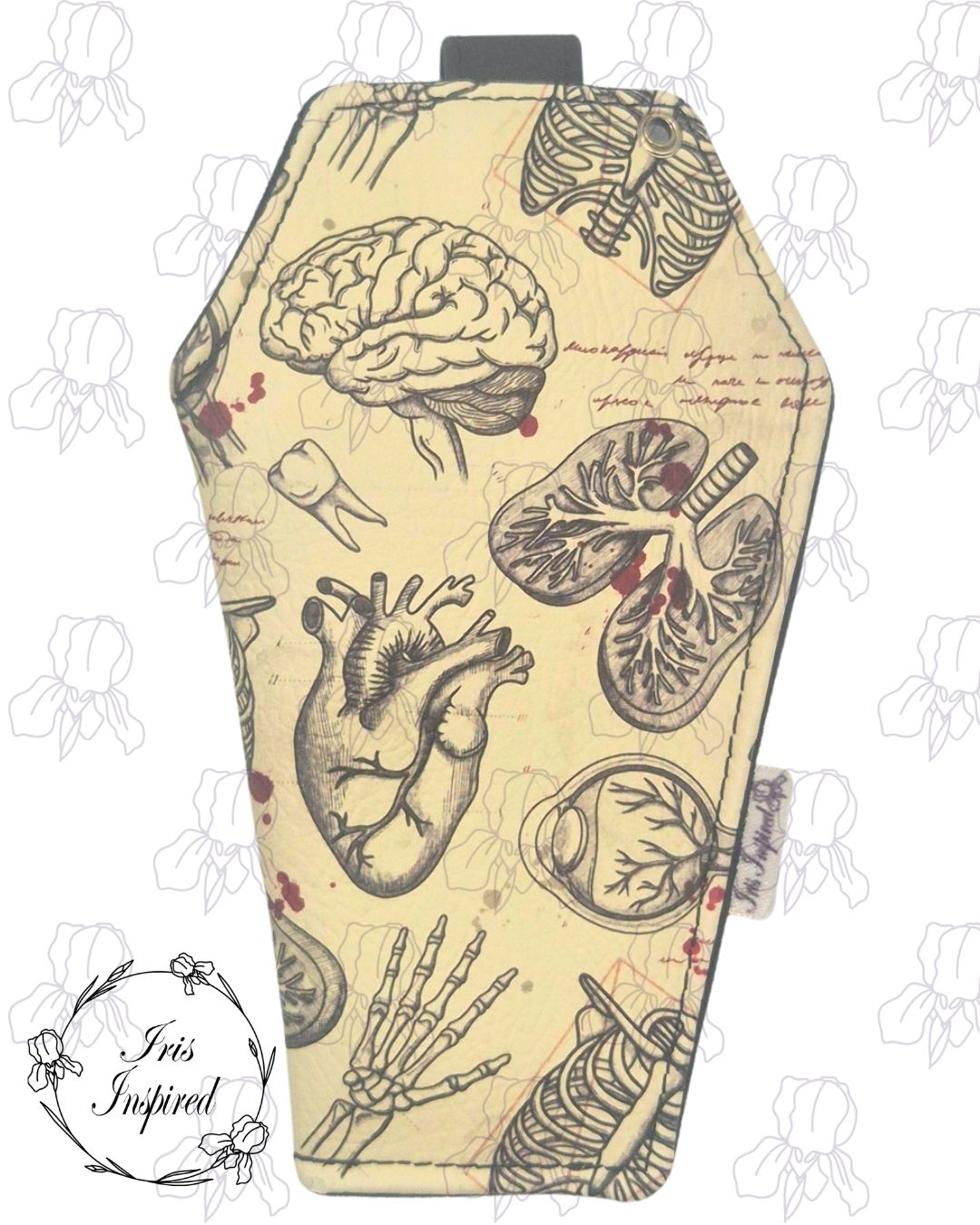 Anatomy Coffin Glasses Case