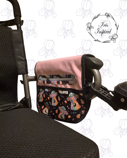 Pastel UFO Wheelchair Caddy