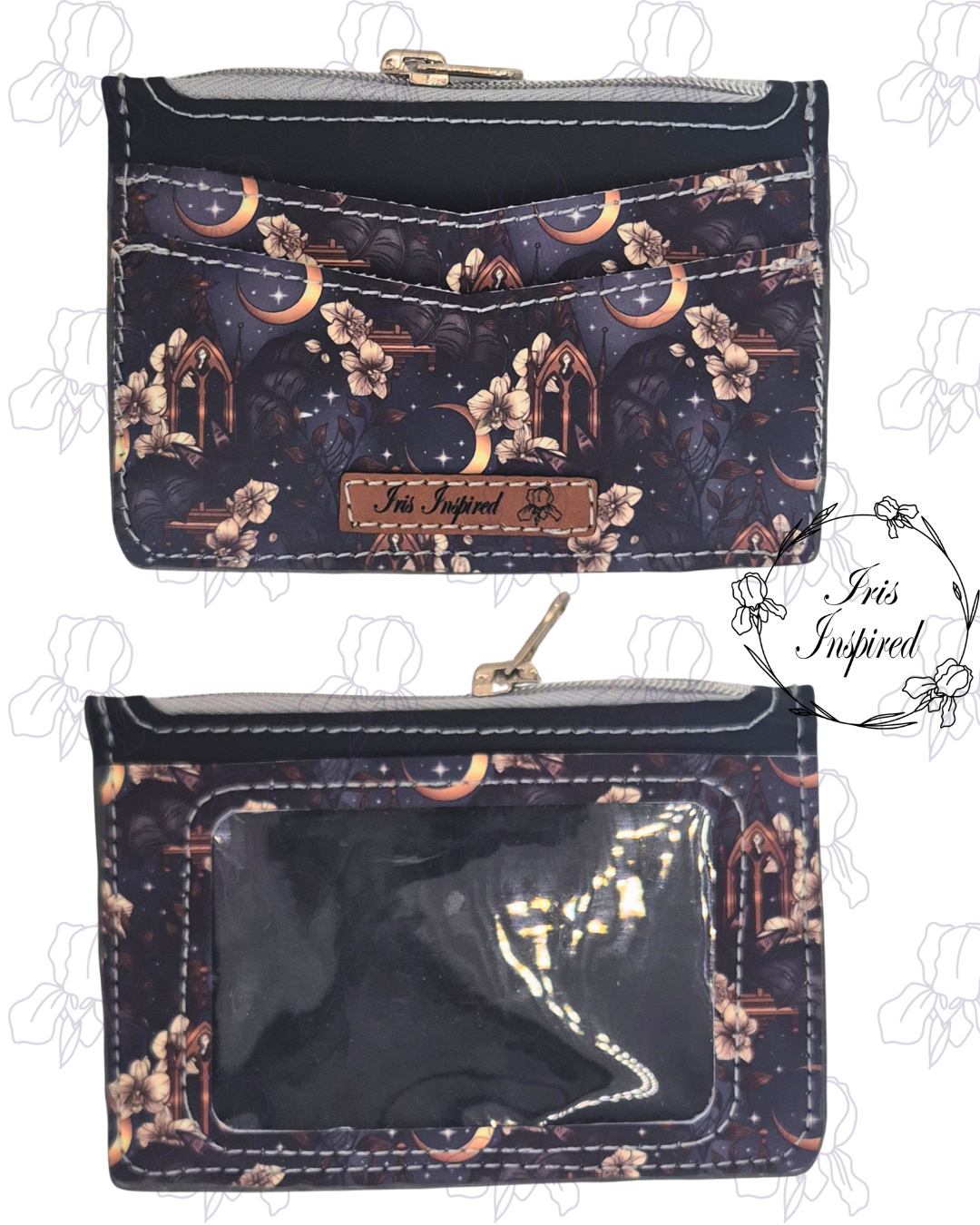 Midnight Orchid Pocket Card Holder